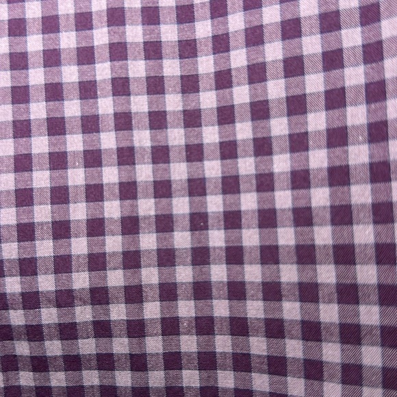Row M Men's Purple Checkered Long Sleeve Button Down Shirt Size XL - Picture 3 of 8